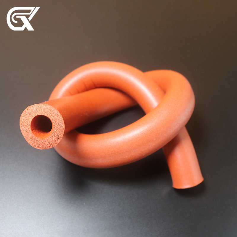 Extruded silicone tubing/strip