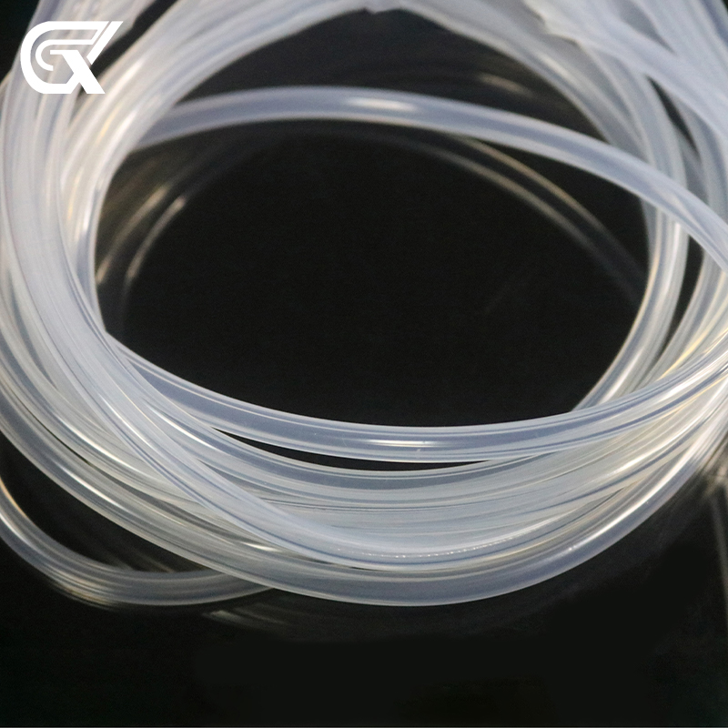 Extruded silicone tubing/strip