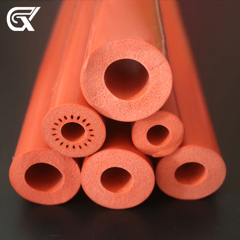 Extruded silicone tubing/strip